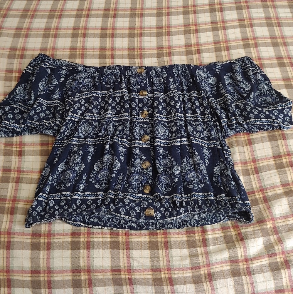 American Eagle Off the Shoulder Blouse
